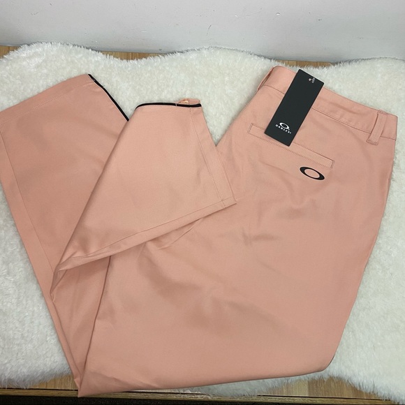 NEW Oakley Pink Chino Golf Pants Women’s Size Large - Picture 6 of 10